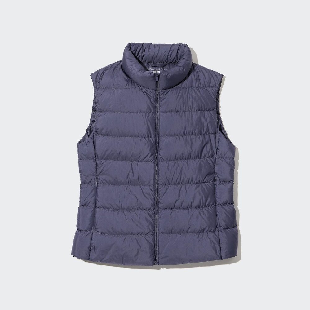 Uniqlo purple ultra light down vest